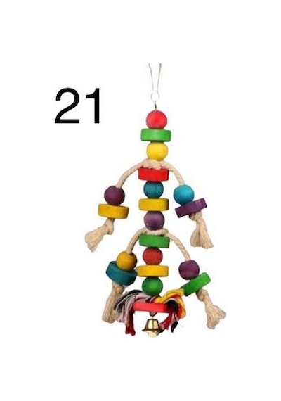 Papağan Tünek Oyuncağı Kuş Tüneği 21