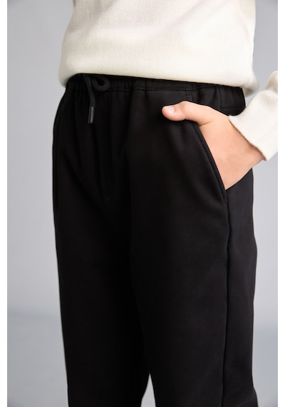 Defacto Jogger Fit Esnek Bel Rahat Kalıp Lastikli Paça Pantolon Erkek Çocuk F1976a826wnbk81 Siyah-bk81