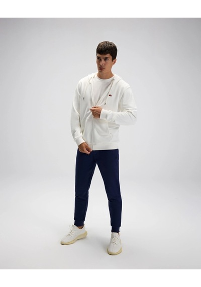 Ellesse Em581 Erkek Beyaz Önden Fermuarlı Sweat Beyaz