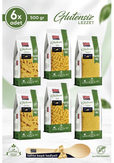Oba Glutensiz Serisi Karışık 400 Gr X 6 Adet