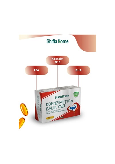 Shiffa Home Koenzim Q10 & Balık Yağı 1340 Mg 30 Softjel