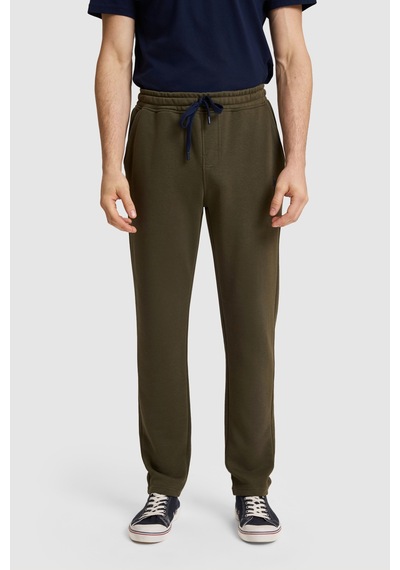 U.S. Polo Assn. Erkek Haki Slim Fit Bağcıklı Eşofman Altı 50329409-vr111 Koyu Haki