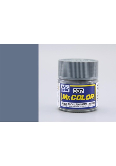 10 Ml. Grayish Blue Fs35237 Mr.color Serisi Maket Boyası, Mr.hobby C337 Standart
