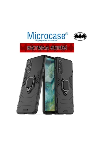 Microcase Oppo Find X2 Batman Serisi Yüzük Standli Kilif 436096789