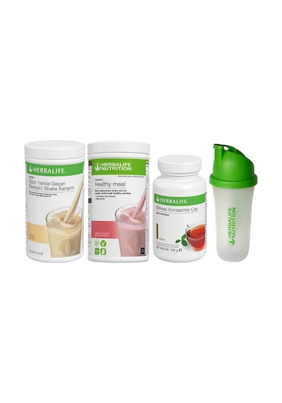 Herbalife Shaker Hediyeli Aylık Set-8 Vanilyalı +1ad Ahududu Shake+ 100gr Klasik Çay+ Shaker Tygo100000162