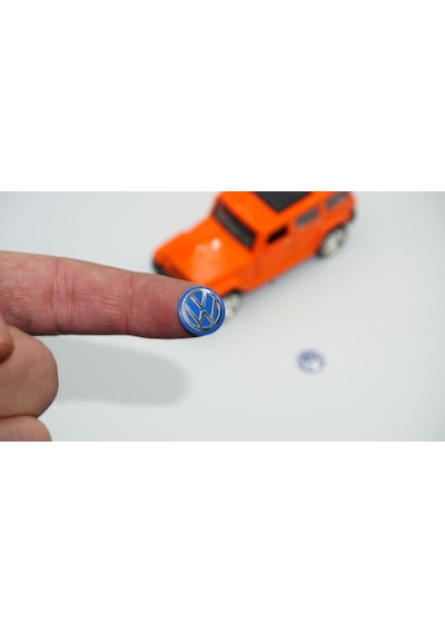 Volkswagen Oto Anahtar 3M Metal Alaşım Logo 2Li Set (262917321)