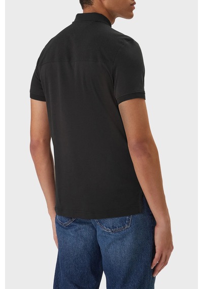 Tommy Hilfiger Erkek Polo Yaka T Shirt Mw0mw41613 Bds Siyah Siyah