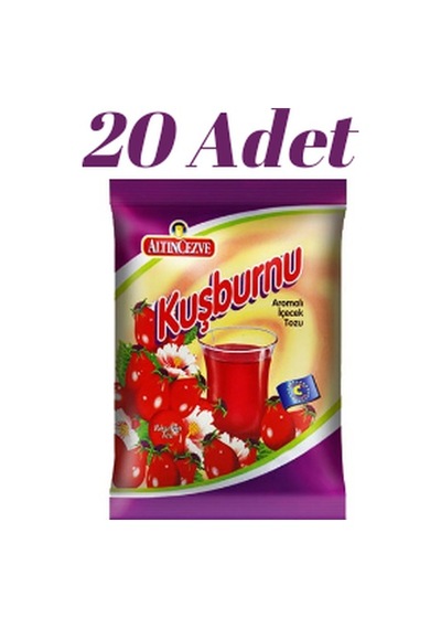 ALTINCEZVE KUŞBURNU AROMALI İÇECEK TOZU 250 GR*20 ADET