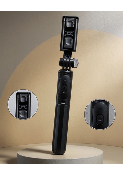 Kablosuz Bluetooth Kumandalı Katlanabilir Selfie Çubuğu Bsf2-5