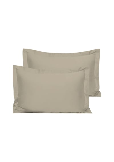 Pamuklu King Size Yastık Kılıfı 2 Adet 50 X 90 Cm Kahverengi