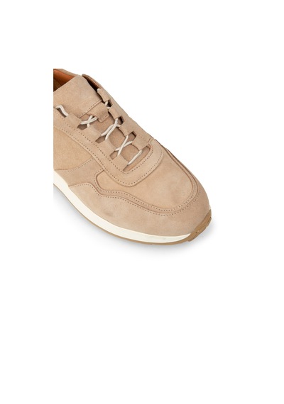 Deery Erkek Hakiki Süet Bej Sneaker Ayakkabı - E8210mbeje01 Bej