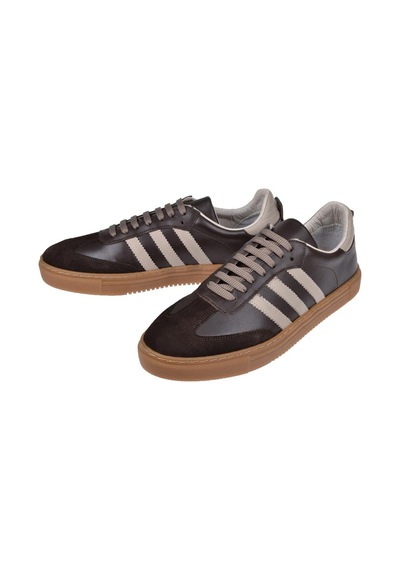 Floor Hakiki Deri Erkek Spor Ayakkabı Sneaker Mak-3030m Kahve