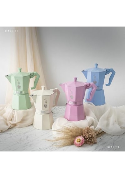 Cups Ocak Üstü Espresso Pişirici - 270ml - Krem Renk - Alüminyum Gövde - Patentli Güvenlik Valfi - Tüm Ocak Türl Diğer