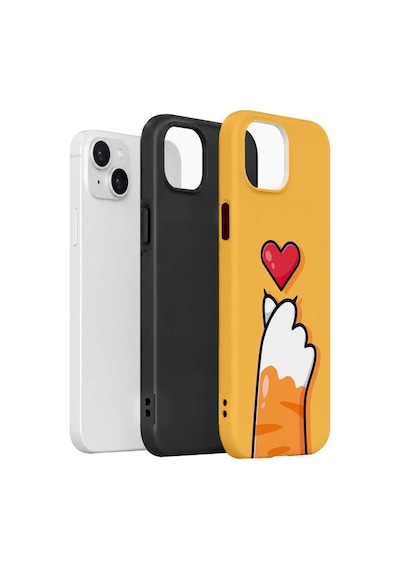 Velvoria Valestra Patili Kedili Apple iPhone Uyumlu 14 Darbe Korumalı Kılıf Valestra Select - Patili Kedili