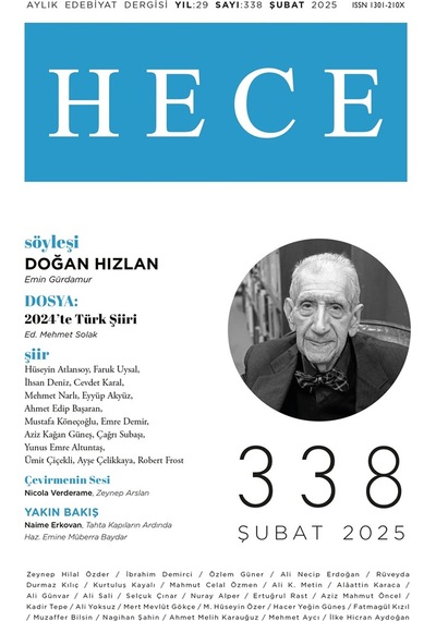 Hece Dergi 338.sayı Şubat 2025