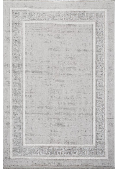 Bahariye Halı Eva Koleksiyonu 5630 Gri Gri Saçaklı Halı 154x230 Ölçü