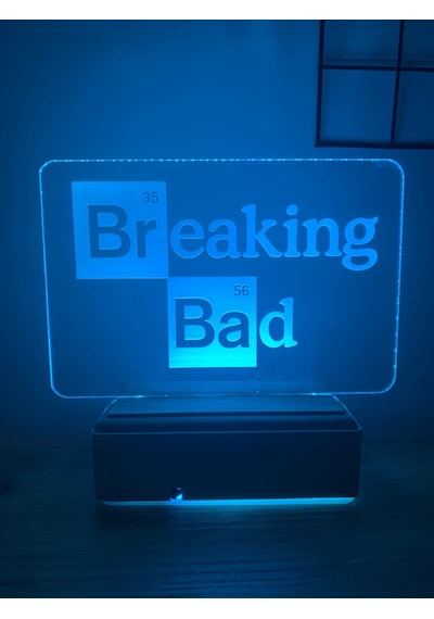 Breaking Bad 16 Renk Gece Lambası