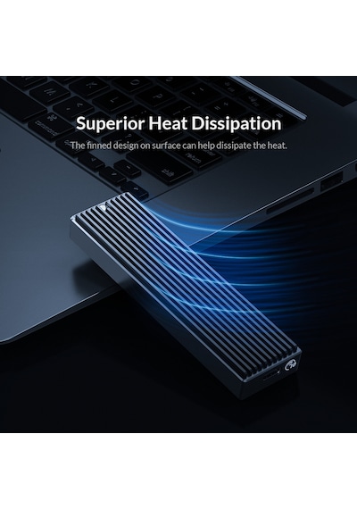 Orico USB3.1 Gen2 10Gbps M.2 NVMe SSD Disk Kutusu Alüminyum