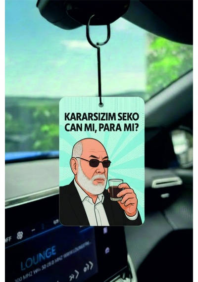 Kararsızım Seko Can Mı Para Mı Tasarımlı Oto Kokusu