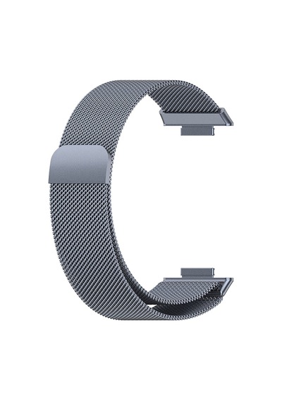 Huawei Watch Fit 3 / Fit 4 Uyumlu Metal Hasır Manyetik Kordon