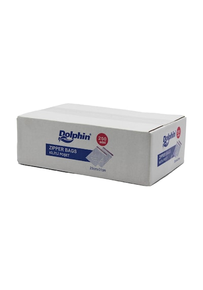 Dolphın Kilitli Torba 23X31 Cm Kutu 2Xpk 125 Lı 250 Adet