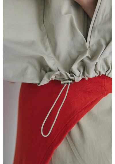 Suud Collection Taş Nora Fermuarlı Gabardin Ceket