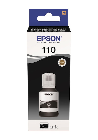 Epson 110 Black Siyah Şişe Mürekkep C13t03p14a Epson