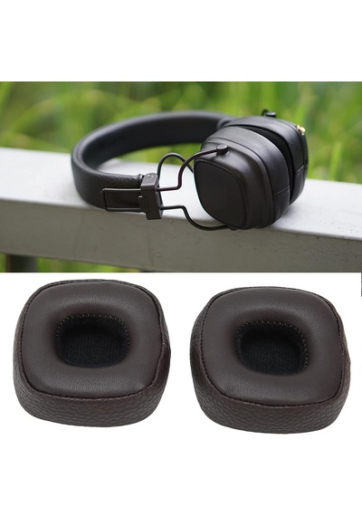 Mrstoys Marshall Major 3 Ve 4 İle Uyumlu Kulaklık Pedi Yastığı Kulaklık Süngeri Minder Kapak Sünger Earpad Kahverengi