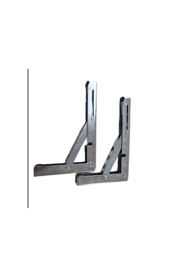 Şen Metal Mandallı Katlanabilir Masa Konsolu Çinko 30cm 1çift Krom