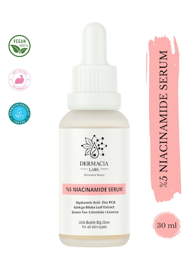 Dermacia Labs Siyah Nokta ve Gözenek Karşıtı %5 Niacinamide Serum 30 ML