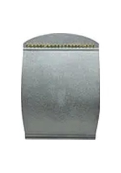 Yerli Üretim Süet Kumaş Gri Renk 34 Cm / 24 Cm Dik Bombeli Takı Standı Çok Renkli
