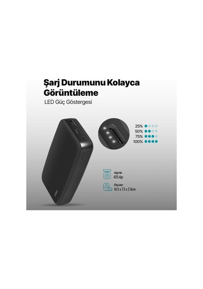 Ttec 2BB210S Chargeup 20.000 MAh Powerbank