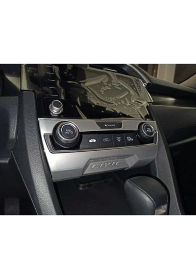 Çmk Honda Civic Fc5 Klima Panel Kaplama Silver 2016-2020