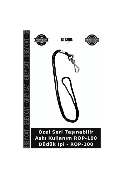 Özel Seri Taşınabilir Askı Kullanım Rop-100 Düdük İpi - Rop-100