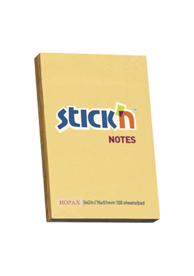Hopax Stıckn Yapışkanlı Not Kağıdı 76x51 Pastel Kavun İçi 100 Yp He21390
