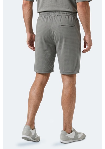 Slazenger Hyperbolt I Erkek Cepli Fıtness Koyu Gri Şort