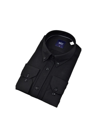 Erkek Slim Fitt Uzun Kol Gömlek 2424 Bgl-st04381 Siyah Erkek Slim Fitt Uzun Kol Gömlek 2424 Bgl-st04381 Siyah