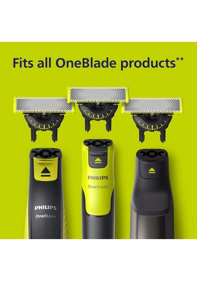 Philips Oneblade 360 Yüz Yedek Bıçak - Tüm Oneblade Kolları Qp430/50'ye Uyar 3'lü
