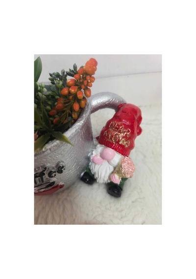 Cüce Objeli Fincan Modeli Sukulent Saksı,coffee Yazılı Ve Cüce Objeli Fincan Sukulent Saksı.