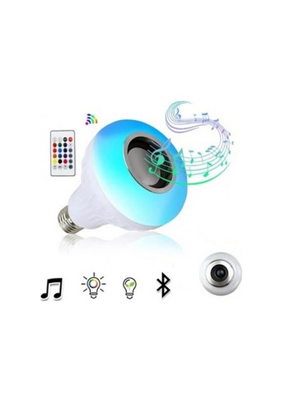 Mobee Bluetooth Hoparlör Akıllı Led Ampul Lamba 1250