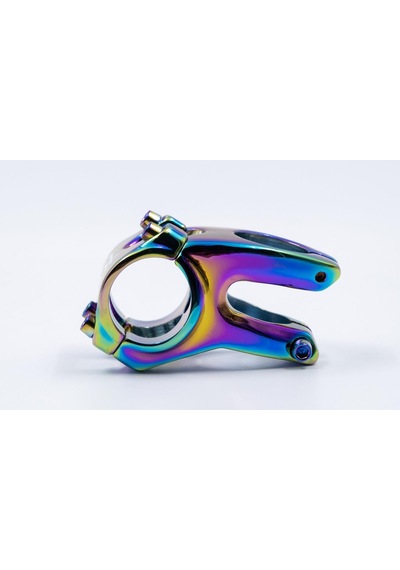 Bike Sky Raptor Rainbow Bisiklet Kısa Gidon Boğazı 31.8 Mm Bisiklet Yedek Parça Aksesuarı Rainbow Altın - Bakır - Kırmızı - Siyah