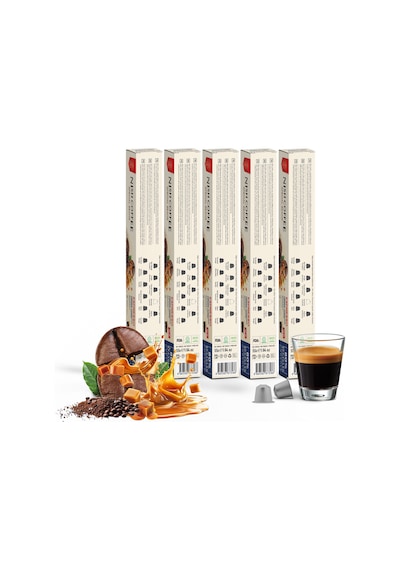 Nish Coffee Karamel Aromalı Kapsül Kahve 5'li Set 50 Adet - 50 Adet 75043673