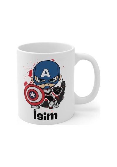 Kişiye Özel Marvel Avengers Marvel Süper Kahramanlar Kupa Bardak Marvel Kupa Bardak 11 Karakter Winter Soldier Kış Askeri , Beyaz