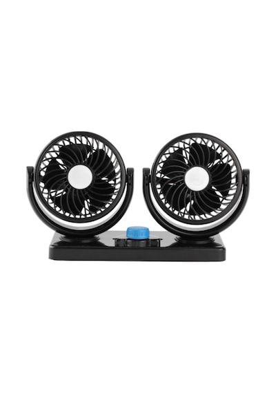 12v Oto Fan Çakmaklık Girişli Ayarlanabilir Başlıklı Araç Vantilatörü