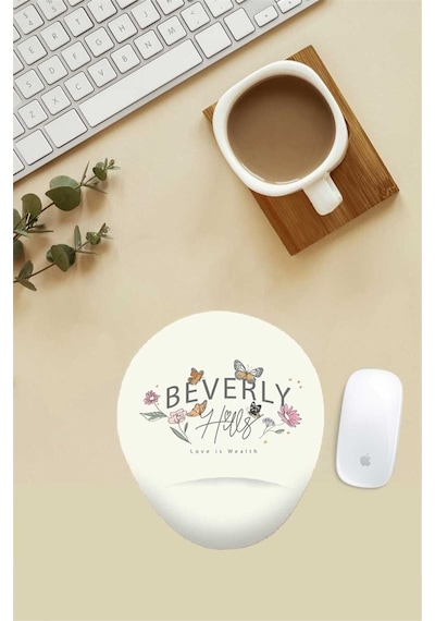 Beverlyhills Yazılı Bilek Destekli Mouse Pad Mousepad