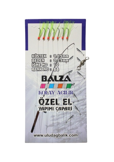 Kartelada 7'li Özel El Yapımı Çapari İğne No: 10