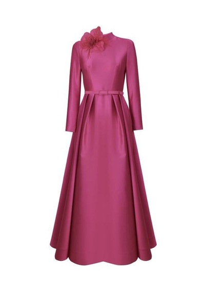 Senna Grace Dress Fuşya Fuşya