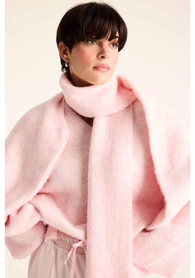 Defacto Regular Fit V Yaka Kazak F4800ax25wnpn83 Pembe