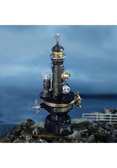 Rokr Cgm01 Navi Lighthouse Dıy Mechanical 3d Puzzle Maket Model Seti 3d Model Kit Detaylı Dekoratif Hobi Seti Hareketli Ve Işıklı