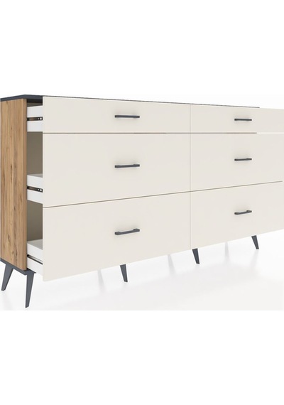 Arges Konsol 6 Çekmeceli 176x30x99 Çam-antrasit/aytaşı Çam-antrasit/aytaşı Arges Konsol 6 Çekmeceli 176x30x99 Çam-antrasit/aytaşı Çam-antrasit/aytaşı